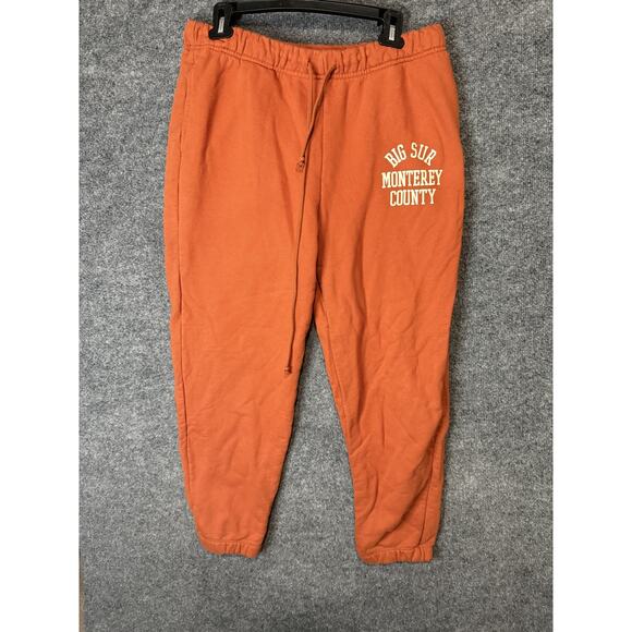 Levi's Pants Mens Small Orange Gold Tab Sweatpants Big Sur Monterey County - Picture 1 of 8